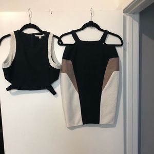 Jonathan Simkhai cropped top & pencil skirt